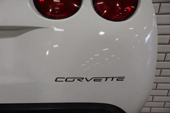 2005 - 2013 C6 Corvette Base Model Rear Bumper W/Lights *Arctic White 10U*
