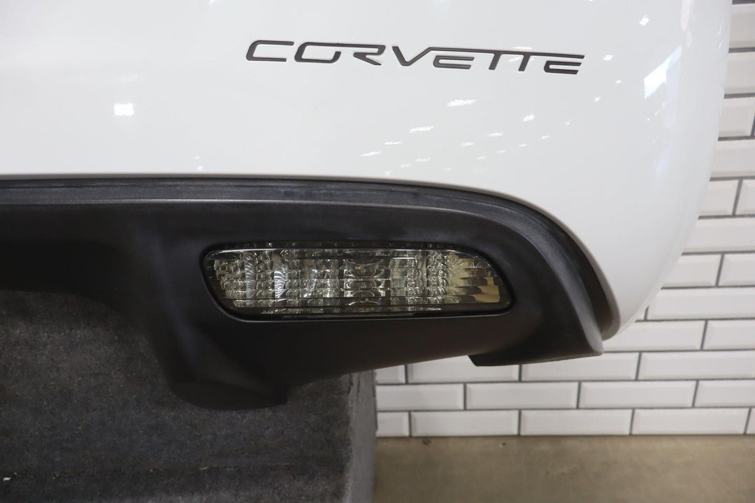 2005 - 2013 C6 Corvette Base Model Rear Bumper W/Lights *Arctic White 10U*