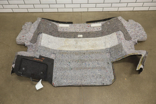 2005 - 2013 C6 Corvette Convertible Trunk Carpet Cleanout Black *Damaged Doors*