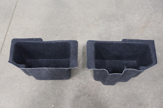 2005 - 2013 C6 Corvette Convertible Trunk Carpet Cleanout Black *Damaged Doors*