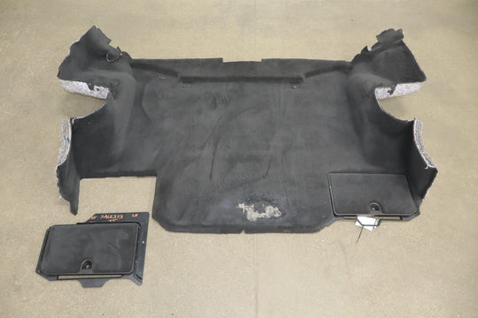 2005 - 2013 C6 Corvette Convertible Trunk Carpet Cleanout Black *Damaged Doors*