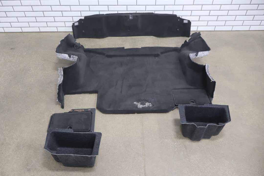 2005 - 2013 C6 Corvette Convertible Trunk Carpet Cleanout Black *Damaged Doors*