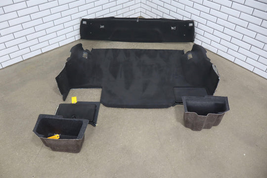2005 - 2013 C6 Corvette Coupe Trunk Carpet Cleanout Black