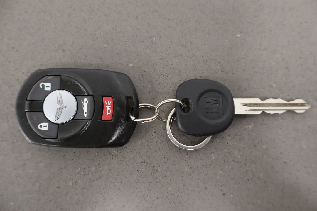 2005 - 2013 C6 Corvette Dash Mounted Ignition Switch Button W/Key