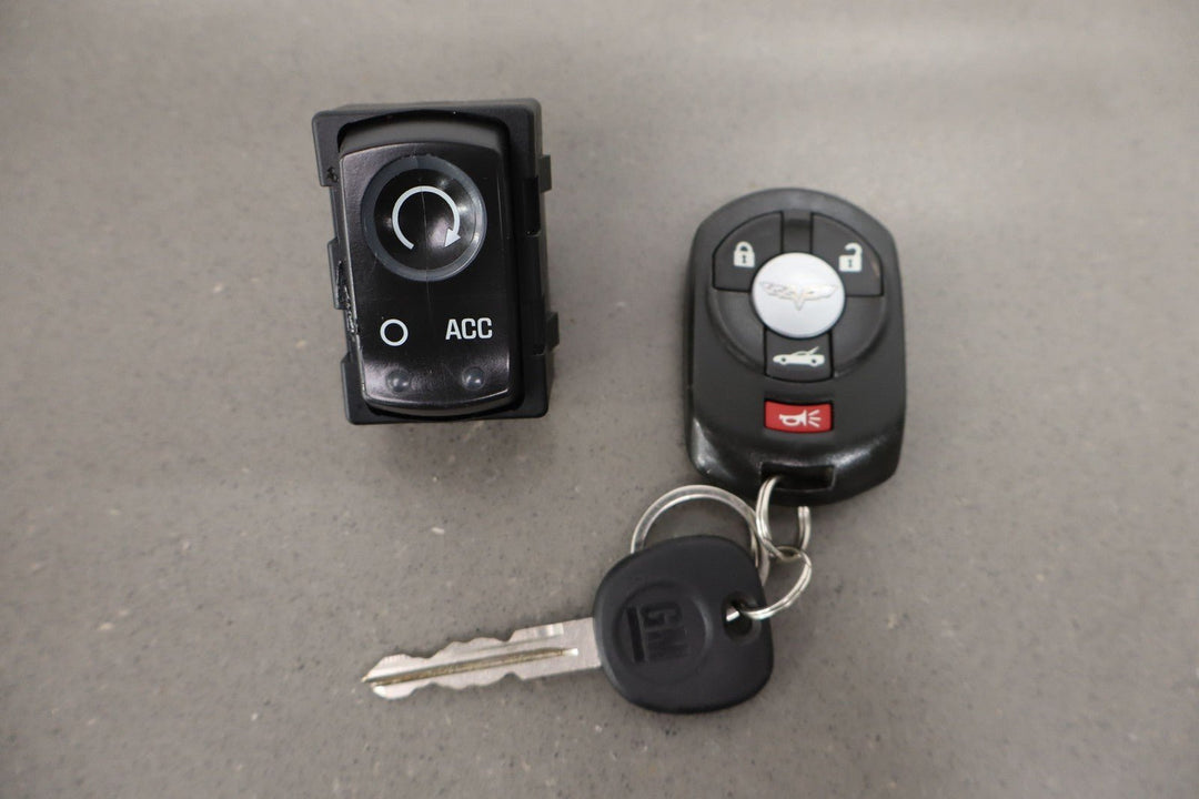2005 - 2013 C6 Corvette Dash Mounted Ignition Switch Button W/Key