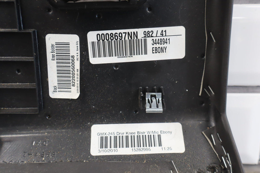 2005 - 2013 C6 Corvette Left Driver Knee Pad Bolster W/Buttons