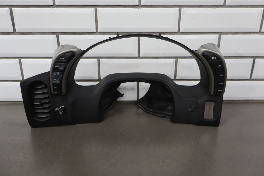 2005 - 2013 C6 Corvette Speedometer Cluster Bezel With Switches
