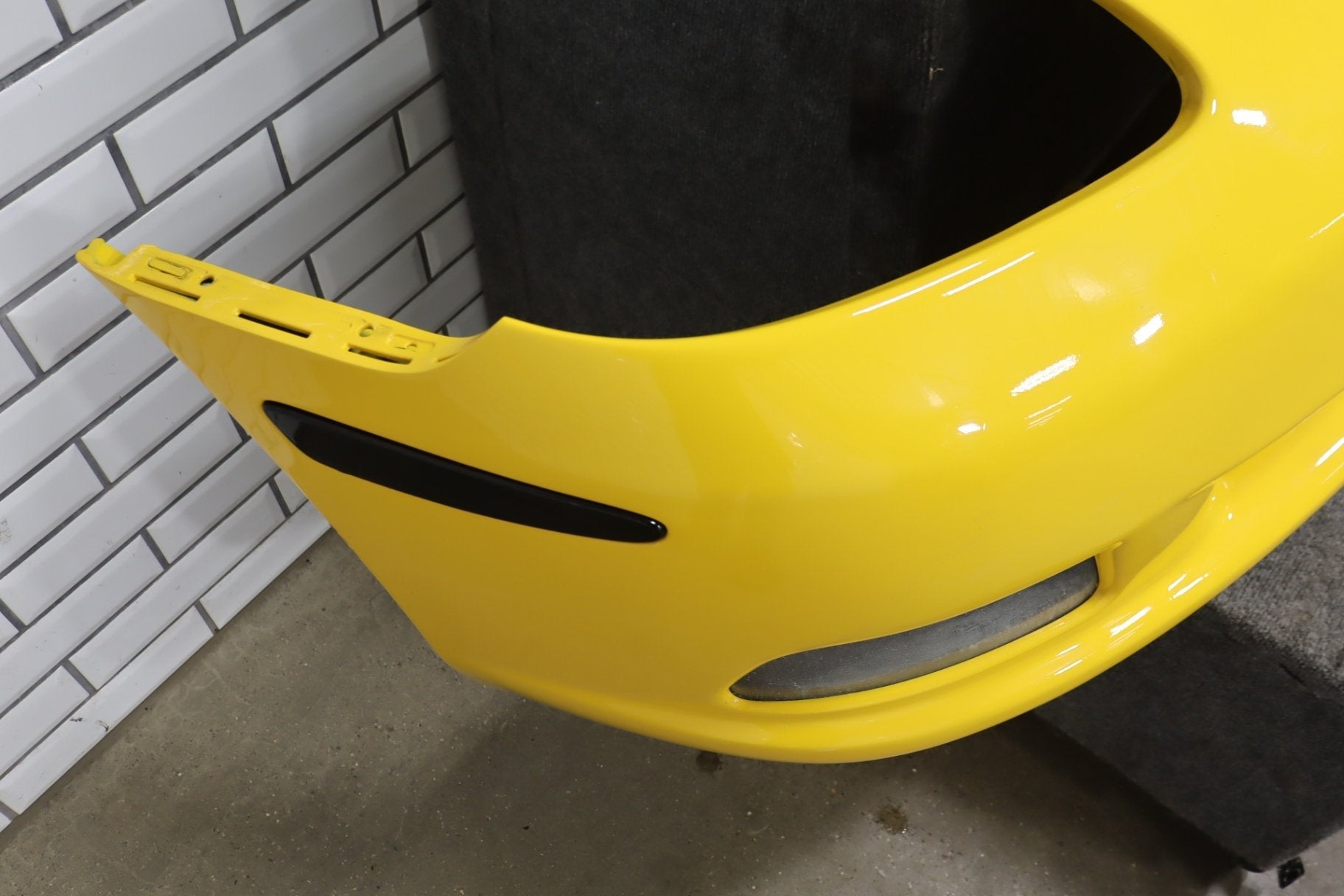 2005-2013 Chevrolet Corvette C6 Base Front Bumper Millennium Yellow 79-Damage