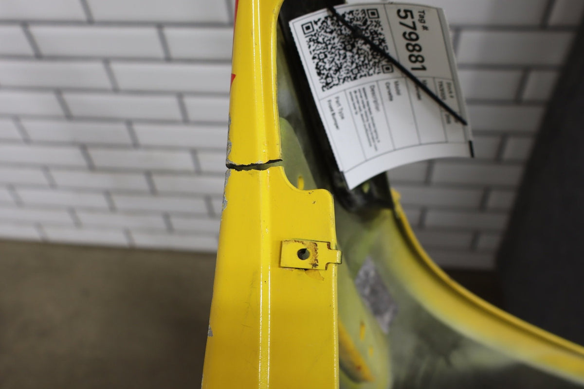2005-2013 Chevrolet Corvette C6 Base Front Bumper Millennium Yellow 79-Damage