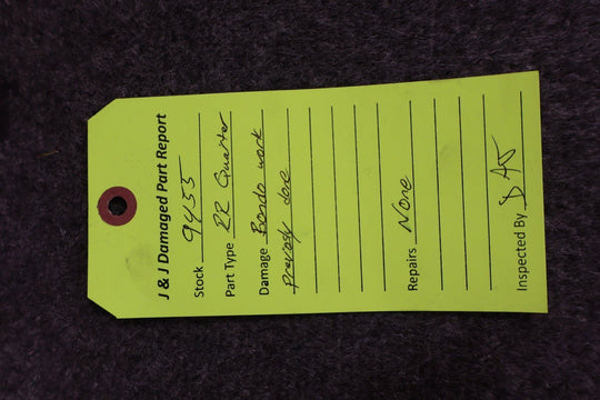 2005 - 2013 Chevrolet Corvette C6 Convertible Right Quarter Panel