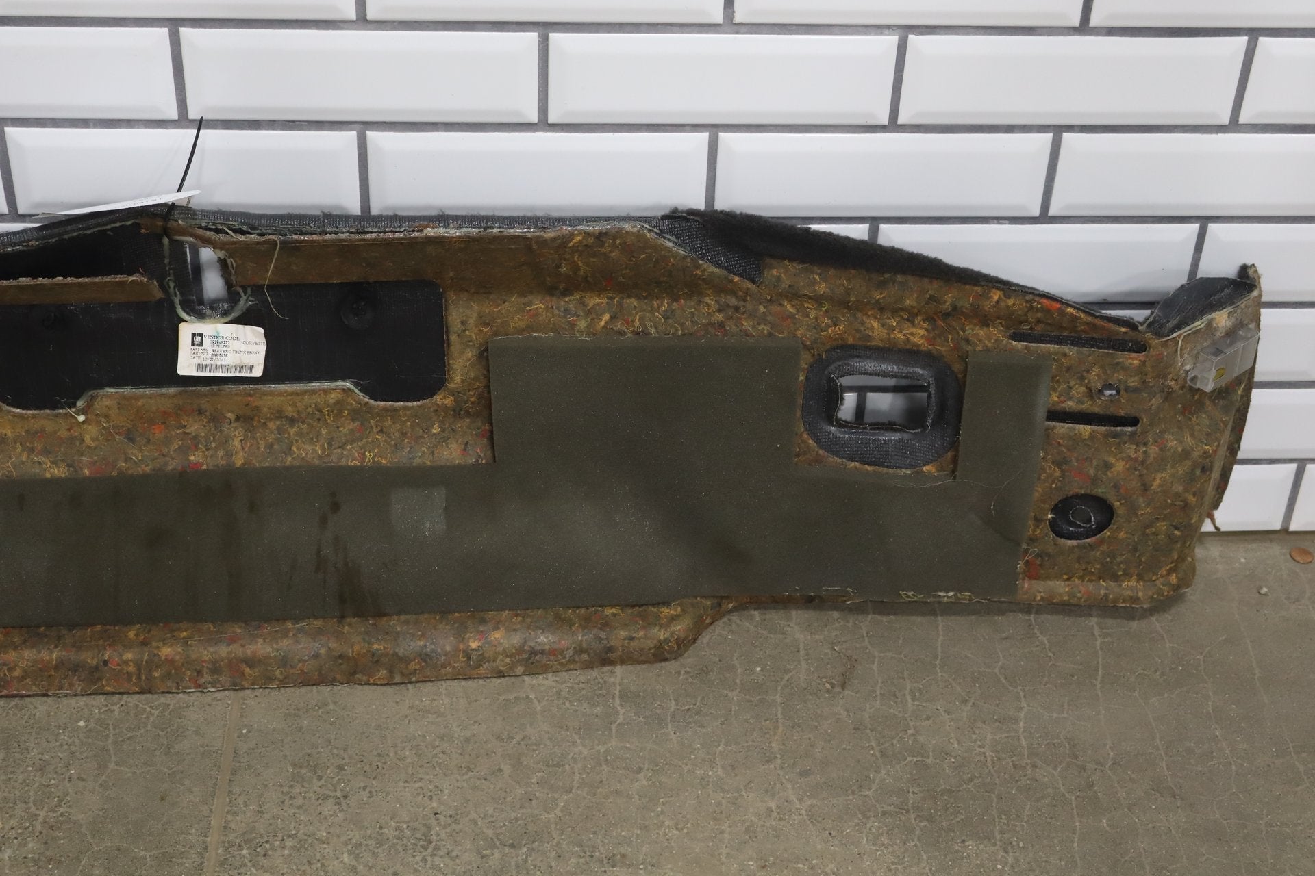 2005-2013 Chevrolet Corvette C6 Coupe Rear Carpet W/ Pockets