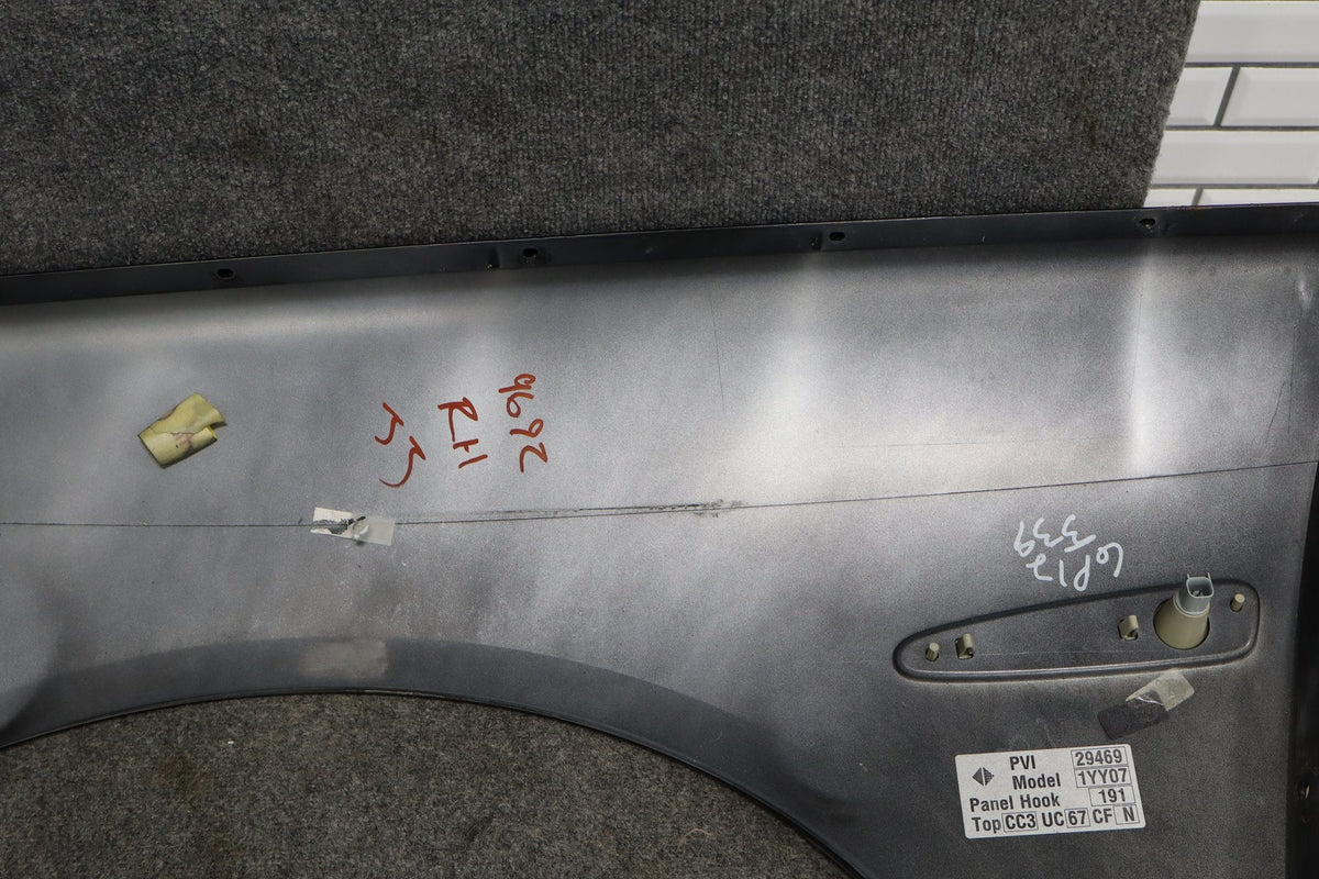2005-2013 Chevrolet Corvette C6 Coupe Right Quarter Panel Black 41
