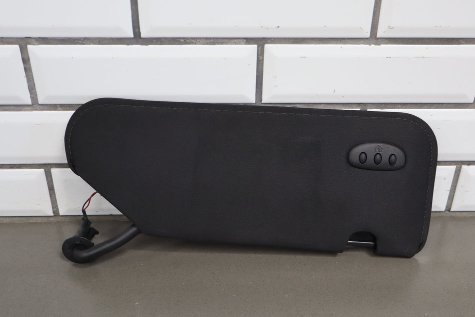 2005-2013 Chevrolet Corvette C6 Driver Left Sun Visor W/ Garage Door Opener