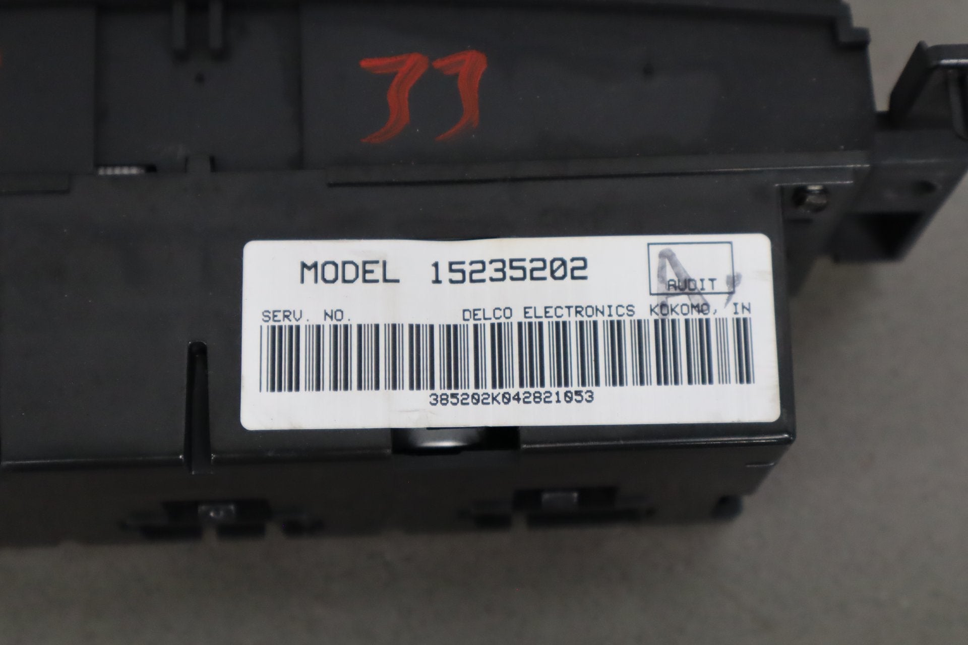2005-2013 Chevrolet Corvette C6 Heater Climate Control Dual Zone