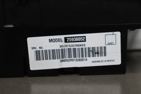 2005-2013 Chevrolet Corvette C6 Heater Climate Control Dual Zone
