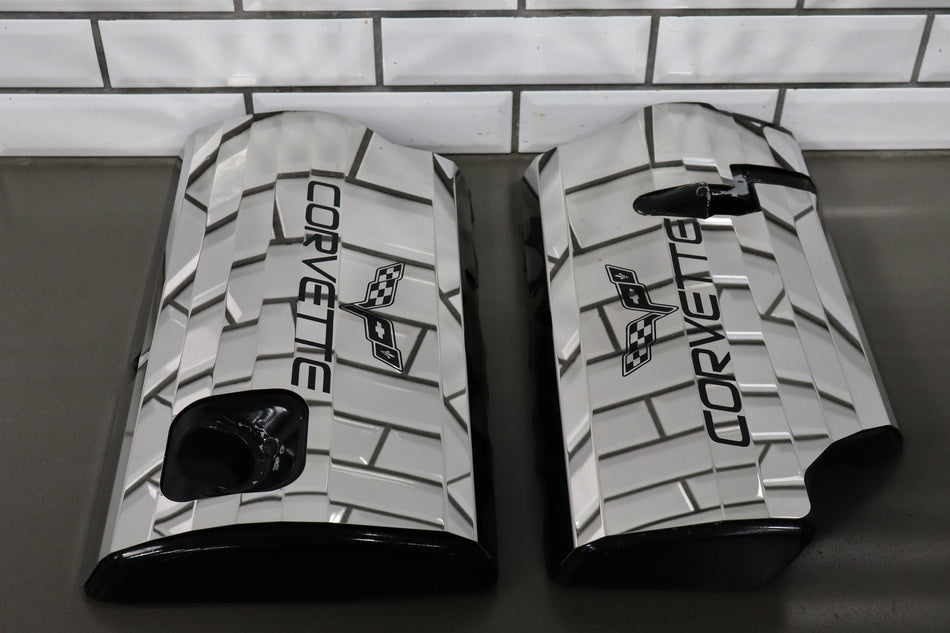 2005-2013 Chevrolet Corvette C6- LS2/ LS3 Engine Covers- Chrome