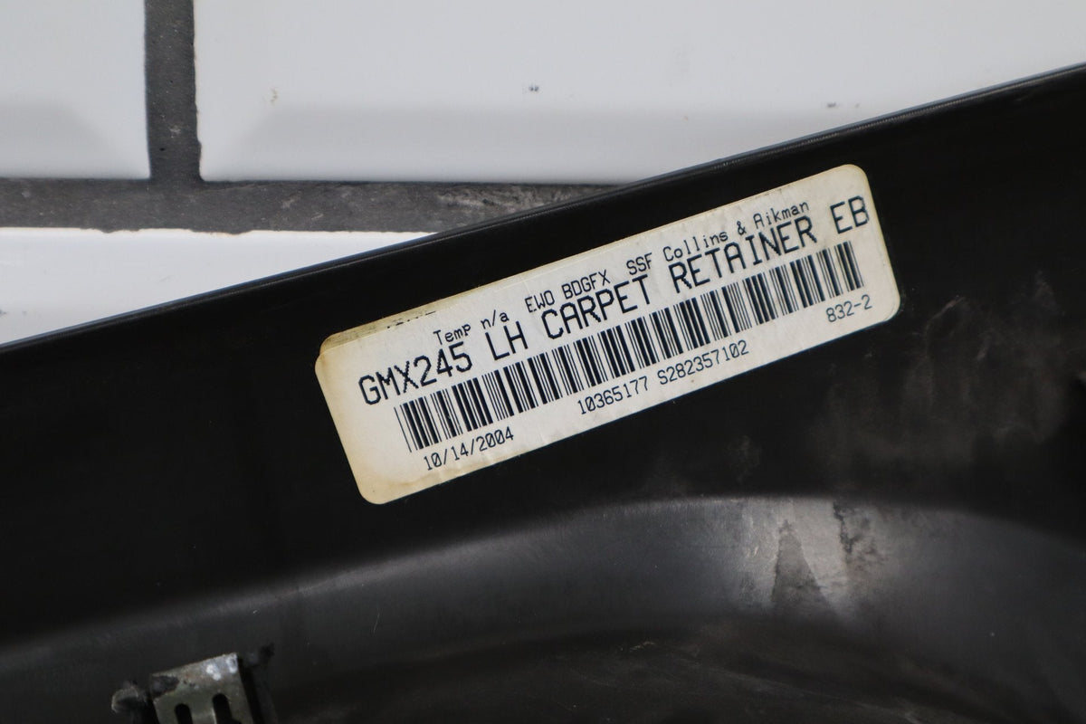 2005-2013 Chevrolet Corvette C6 Pair- Sill Plates Black