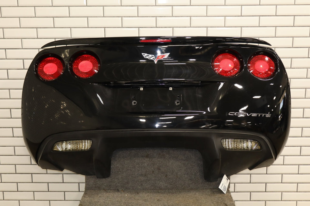 2005-2013 Chevrolet Corvette C6 Rear Bumper W/ Tail Lamps Black