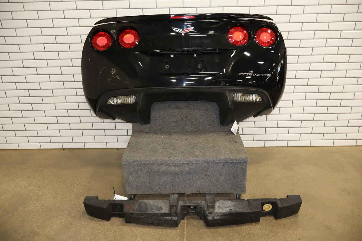 2005-2013 Chevrolet Corvette C6 Rear Bumper W/ Tail Lamps Black