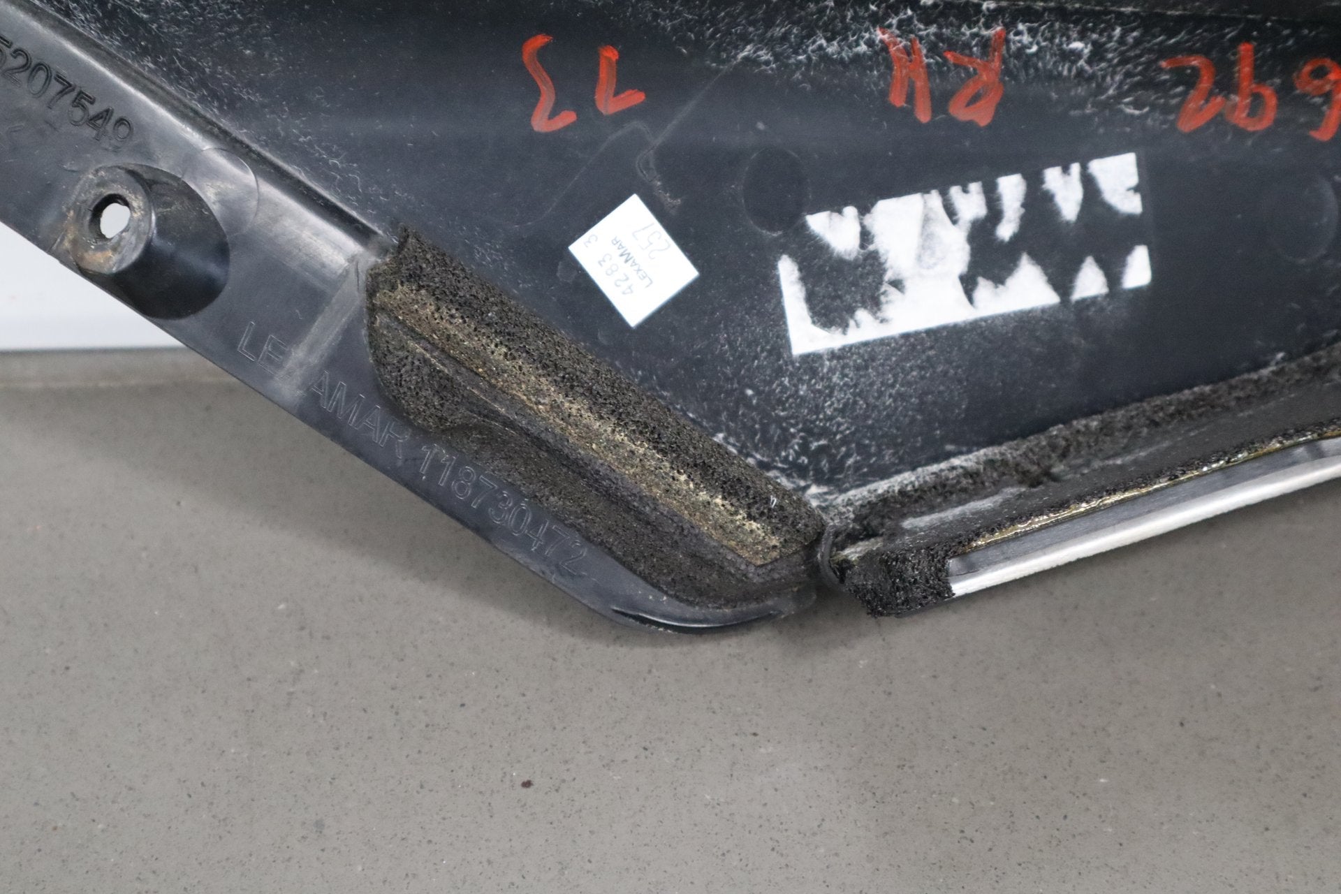 2005-2013 Chevrolet Corvette C6- Right A Pillar Applique