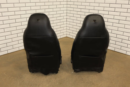 2005-2013 Chevrolet Corvette C6 Sport AQ9 Leather Seats Set Black 19