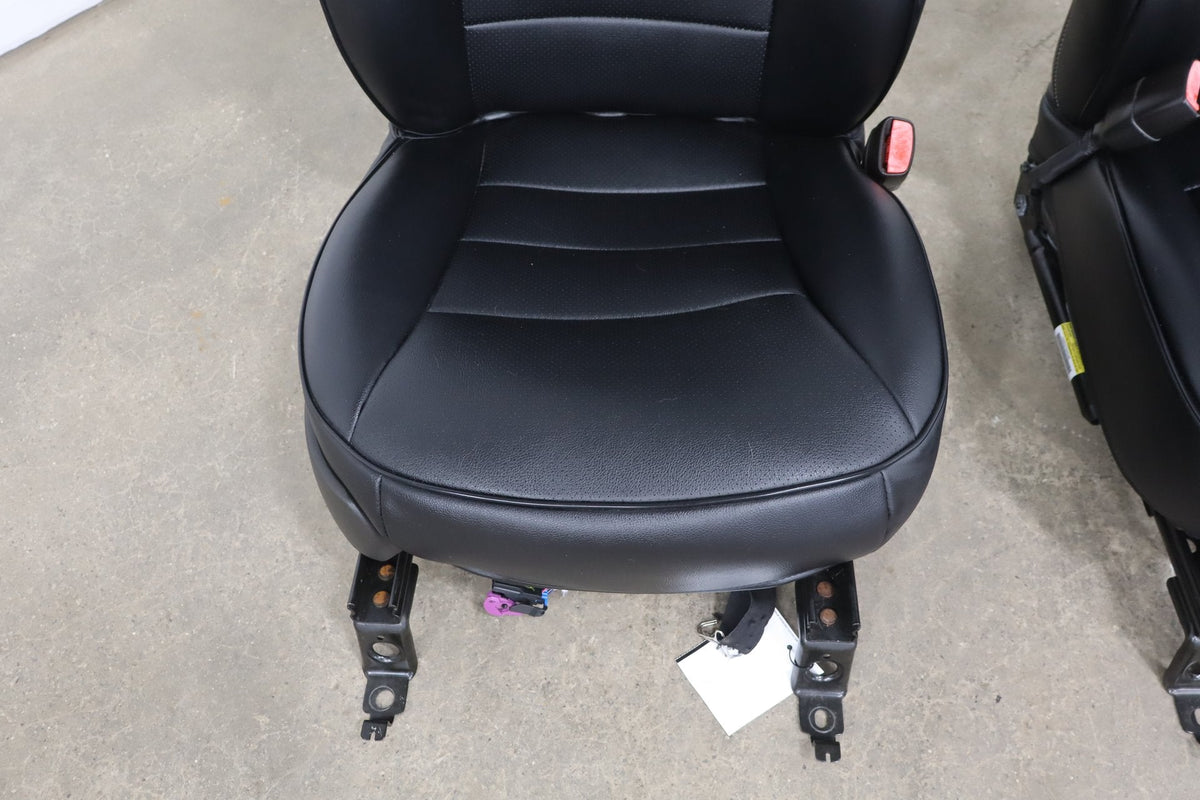 2005-2013 Chevrolet Corvette C6 Sport AQ9 Leather Seats Set Black 19