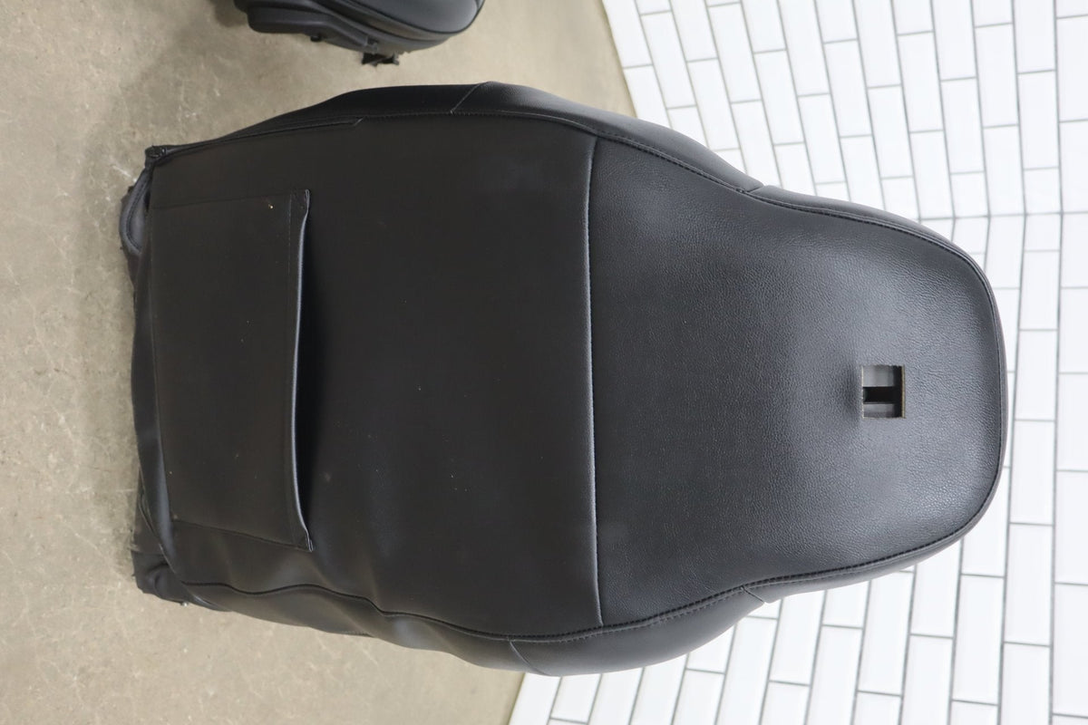 2005-2013 Chevrolet Corvette C6 Sport AQ9 Leather Seats Set Black 19