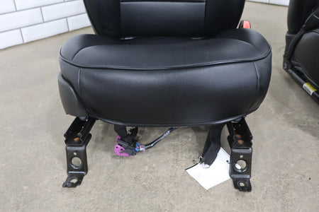 2005-2013 Chevrolet Corvette C6 Sport AQ9 Leather Seats Set Black 19