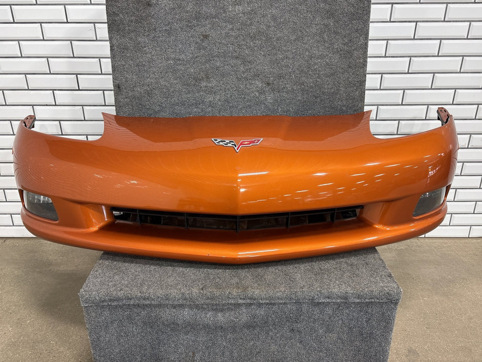 2005-2013 Chevrolet Corvette Front Bumper Atomic Orange 83