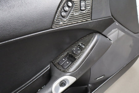 2005-2013 Chevrolet Corvette Left Driver Door Trim Panel Black 19