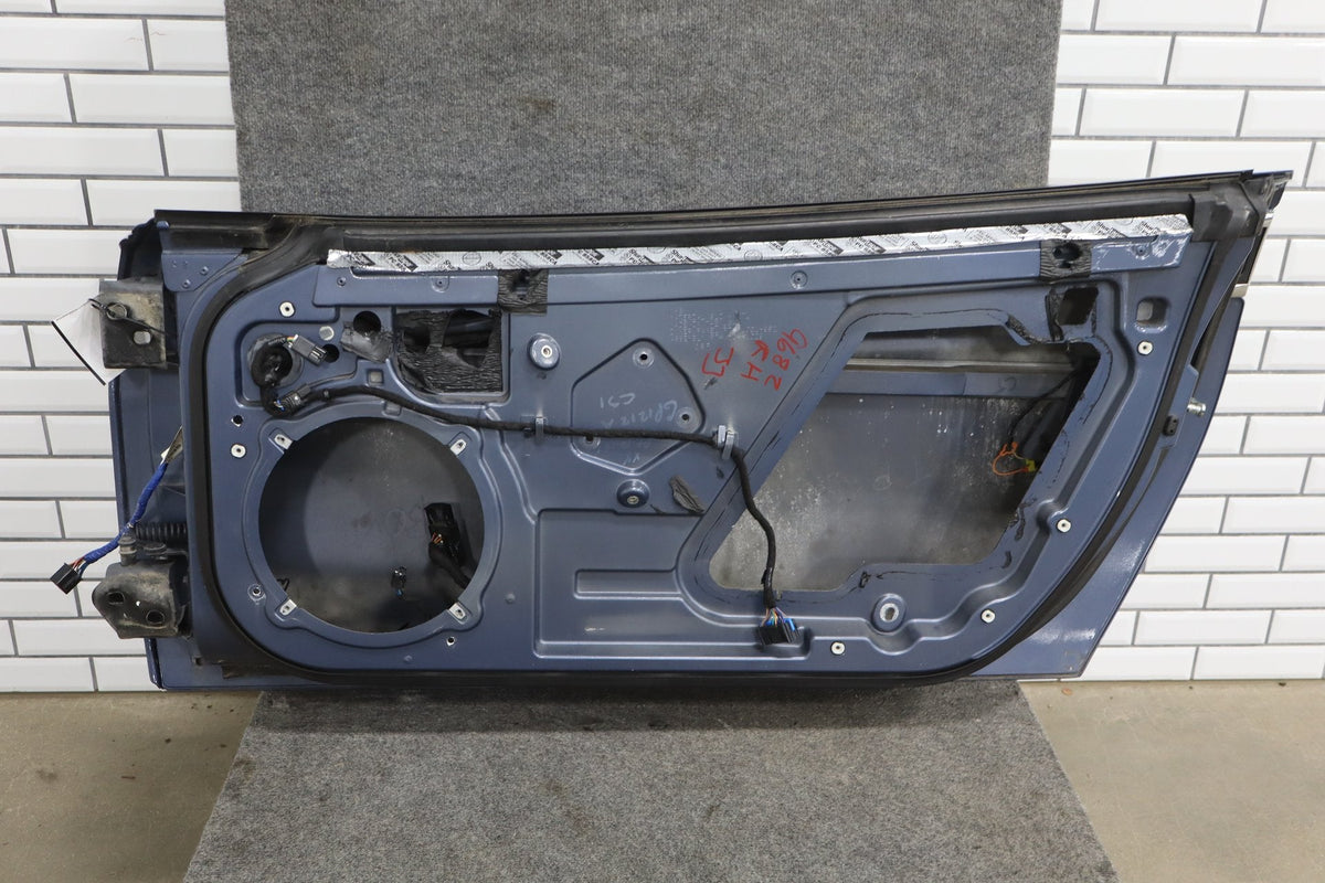 2005-2013 Chevrolet Corvette Right Front Door Supersonic Blue GLB 22737431
