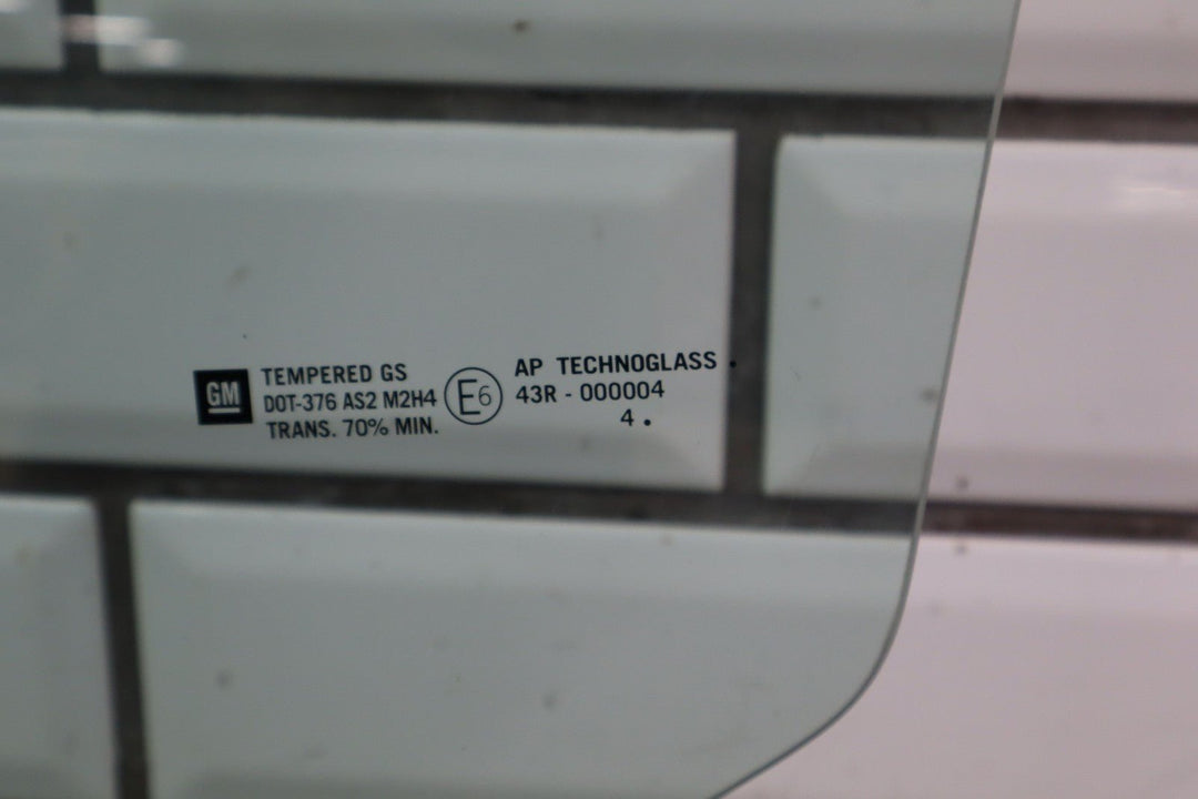 2005 - 2013 Chevy Corvette C6 Left Driver Door Window Glass Only