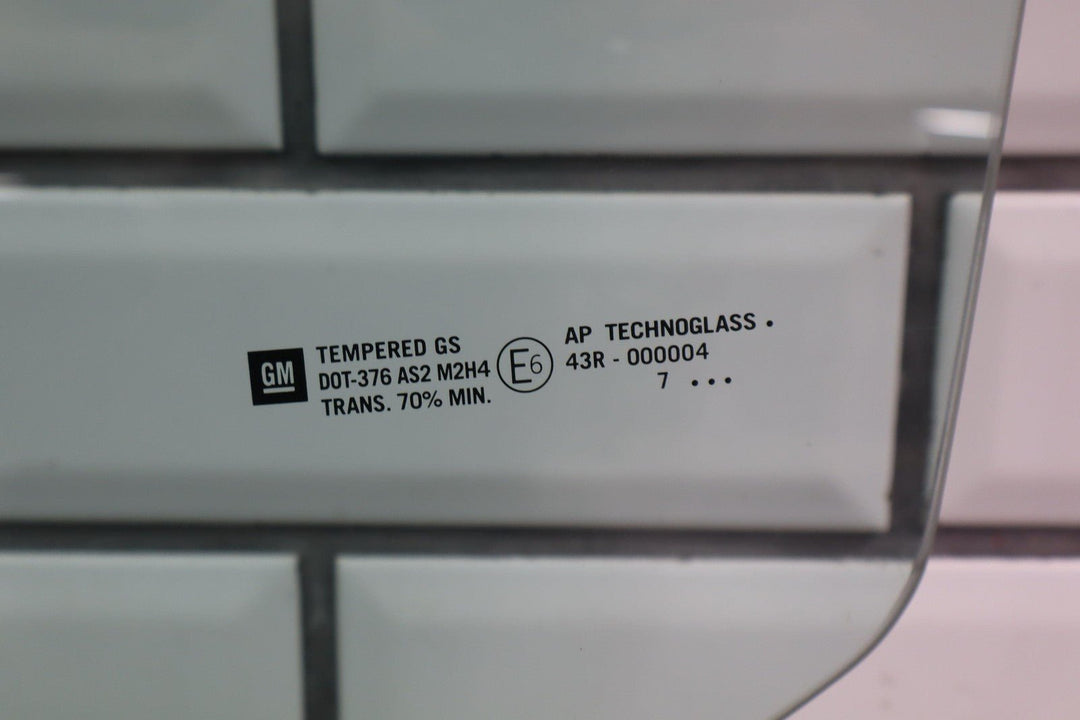 2005 - 2013 Chevy Corvette C6 Left Driver Door Window Glass Only