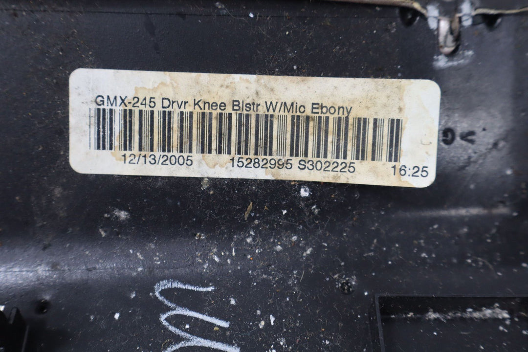 2005 - 2013 Corvette C6 Left Driver Knee Pad Bolster W/Buttons (Ebony 193)