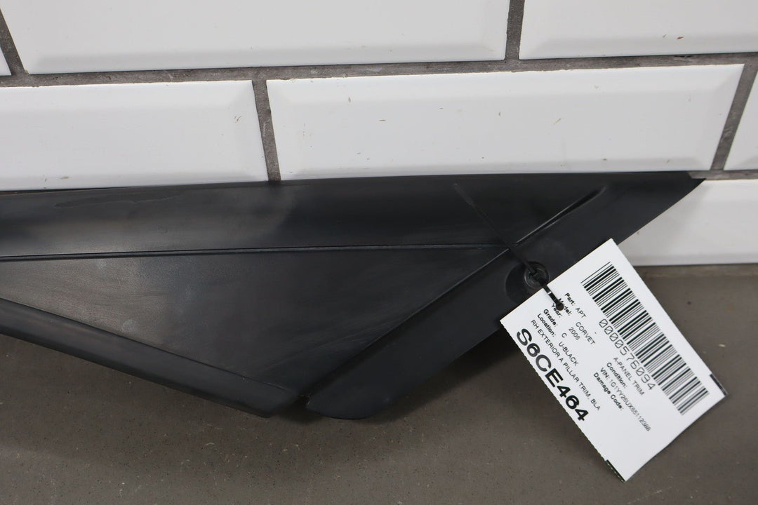 2005 - 2013 Corvette C6 Right Passenger Exterior A Pillar Trim Panel