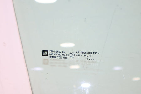 2005 Cadillac XLR- Right Front Door Window