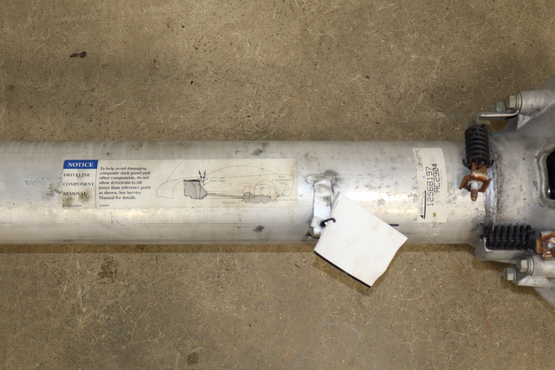 2005 Chevrolet Corvette C6 6.0L LS2 Automatic 4L65E Driveshaft Torque Tube