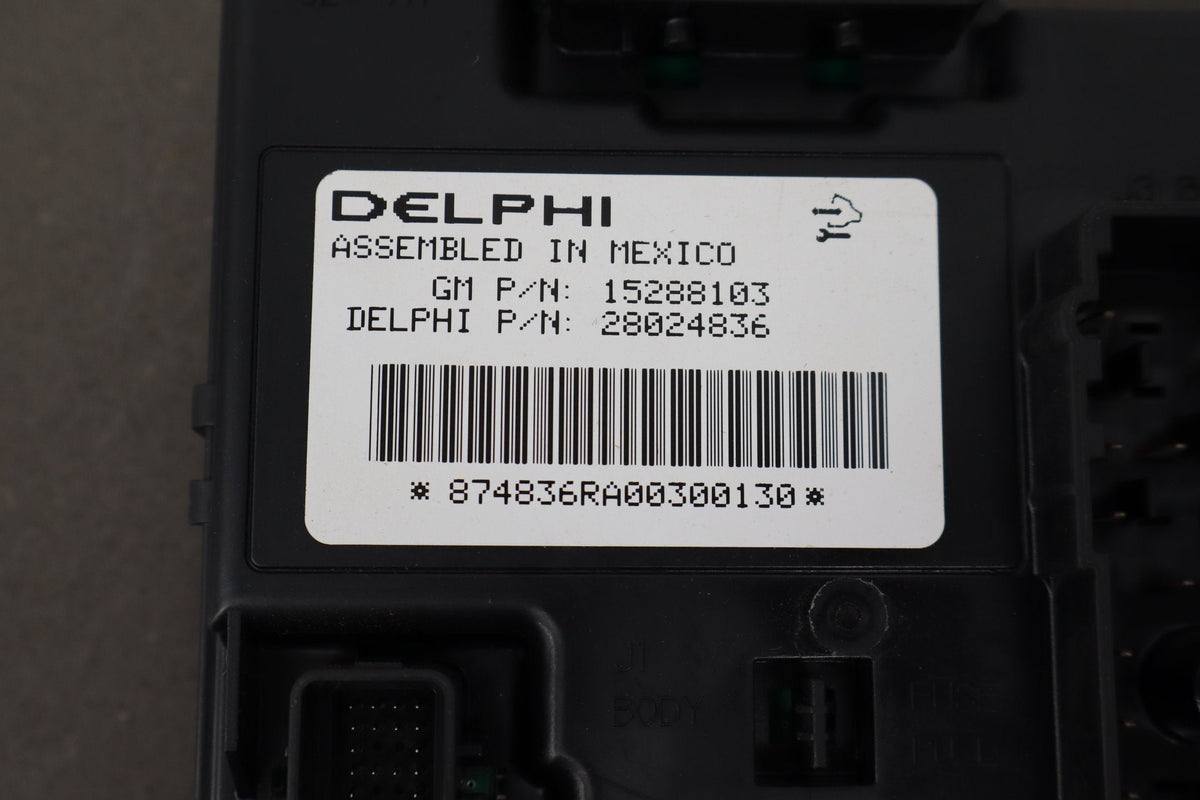 2005 Chevrolet Corvette C6 Body Control Module 15288103
