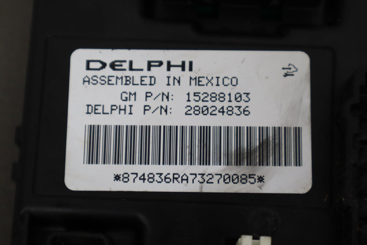 2005 Chevrolet Corvette C6 Coupe Body Control Module 15288103