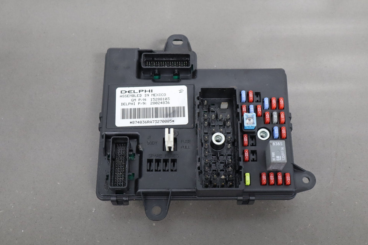 2005 Chevrolet Corvette C6 Coupe Body Control Module 15288103