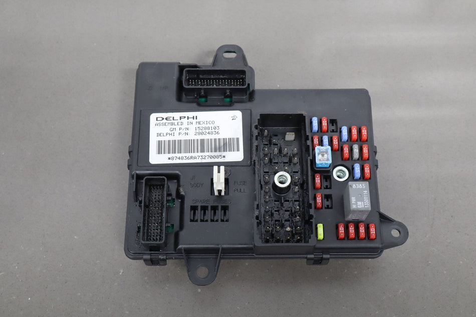 2005 Chevrolet Corvette C6 Coupe Body Control Module 15288103