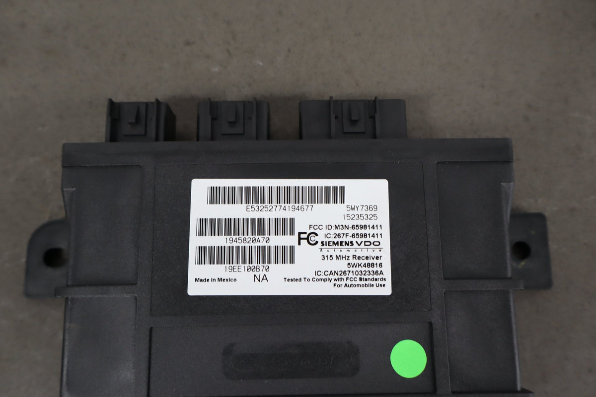 2005 Chevrolet Corvette C6 Keyless Entry Receiver Module