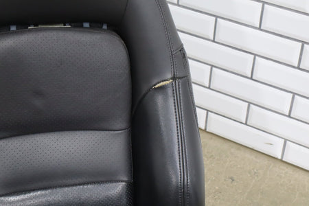 2005 Chevrolet Corvette C6 Leather Sport Seat Set Black 193