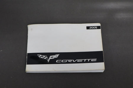 2005 Chevrolet Corvette Owners Manual OEM W/ Pouch