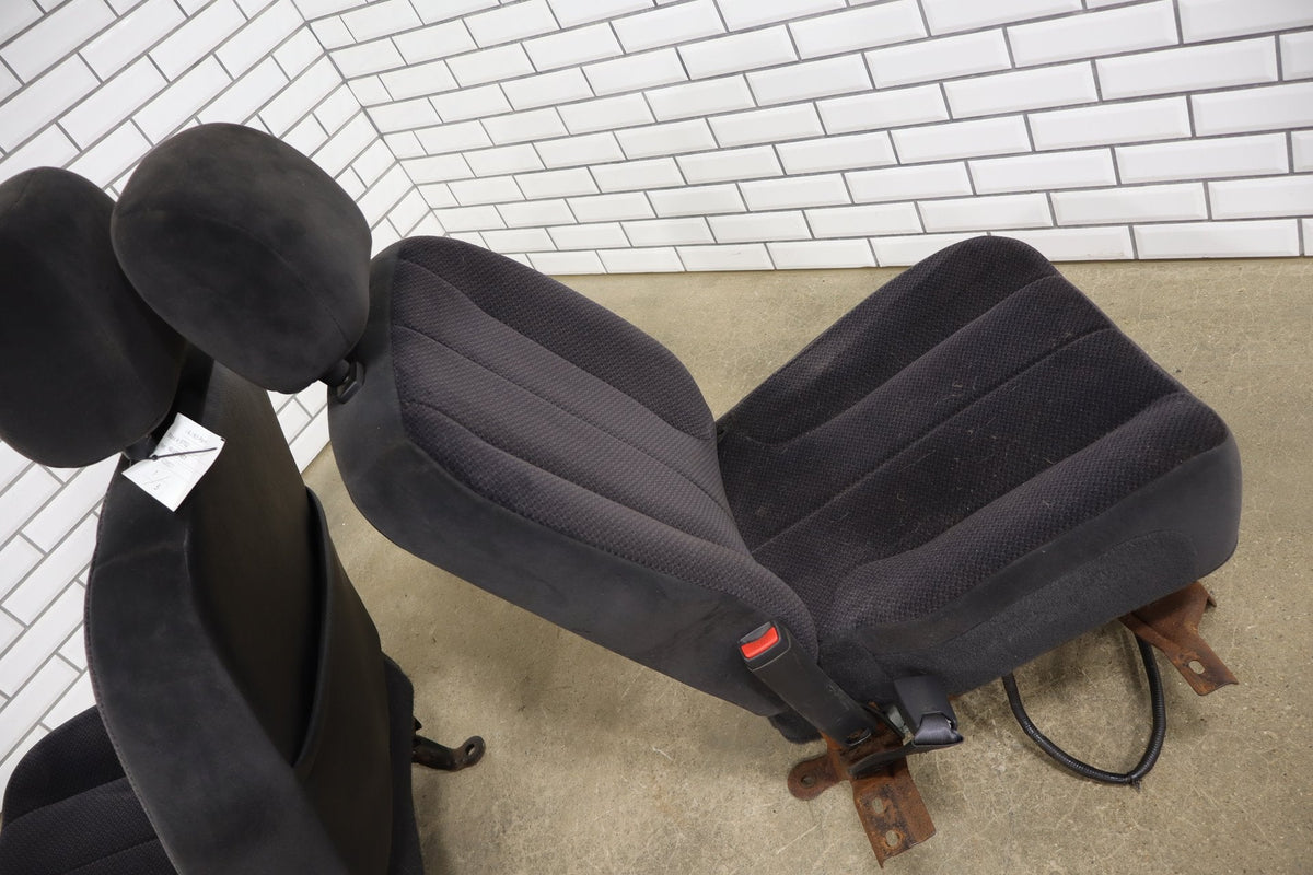 2005 Dodge Ram 2500 Quad Cab Cloth Seat Set Dark Slate DV