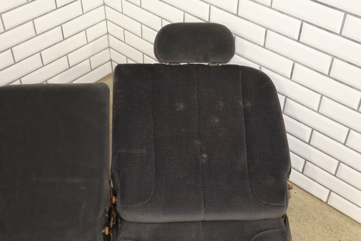 2005 Dodge Ram 2500 Quad Cab Cloth Seat Set Dark Slate DV