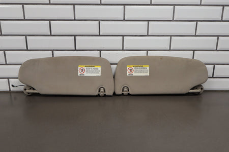 2005 Dodge Ram 2500 Sun Visor Pair Illuminated Dark Slate