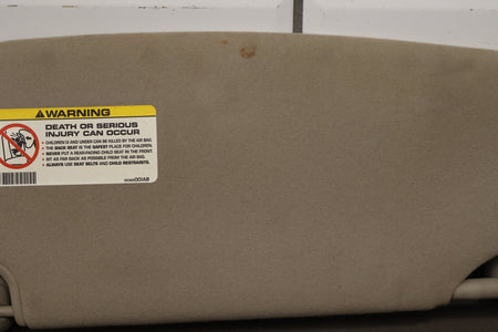 2005 Dodge Ram 2500 Sun Visor Pair Illuminated Dark Slate