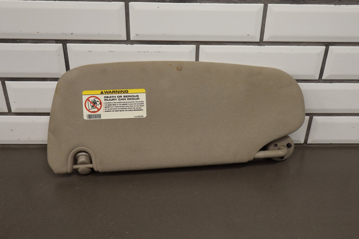 2005 Dodge Ram 2500 Sun Visor Pair Illuminated Dark Slate