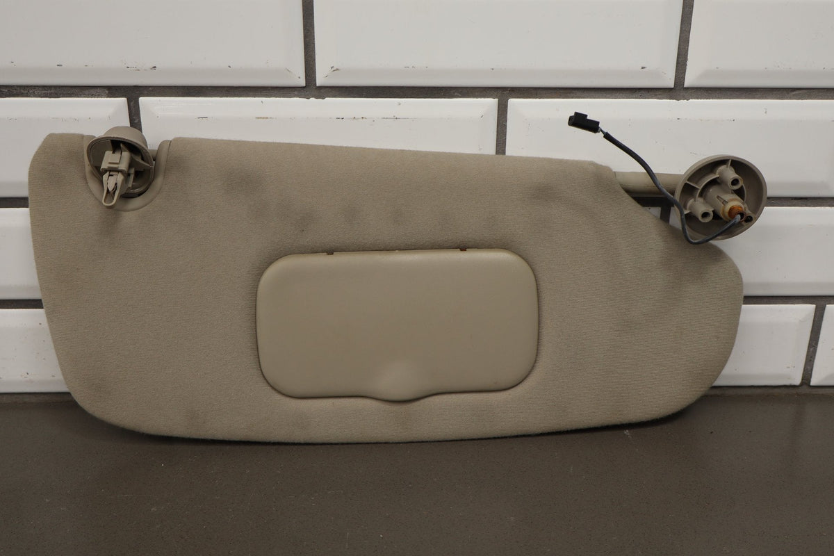 2005 Dodge Ram 2500 Sun Visor Pair Illuminated Dark Slate